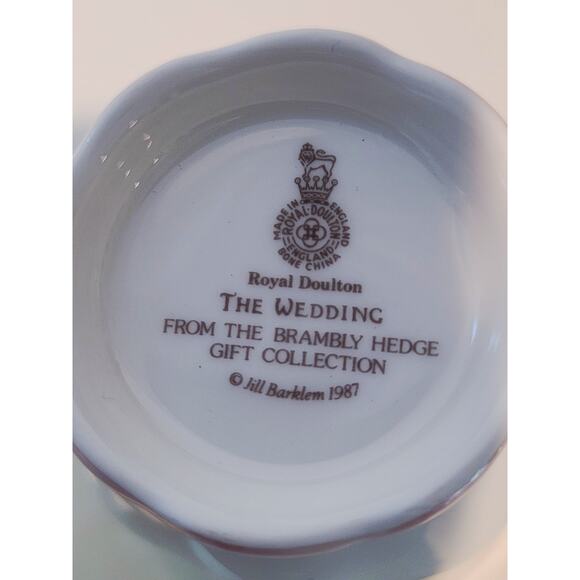 Royal Doulton Brambly Hedge The WEDDING Tea Cup Only 1983 Jill Barklem Box - Picture 3 of 13